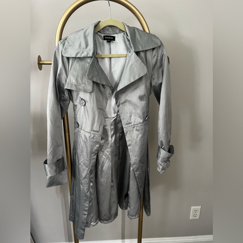 Bebe Silver Jacket